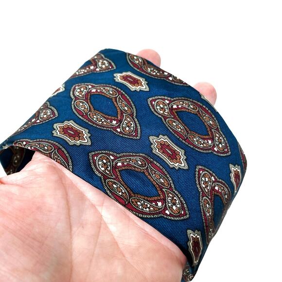Vintage Pierre Balmain Silk Tie - Paisley Print – Classic Gift, Unisex Accessory - Picture 3 of 12